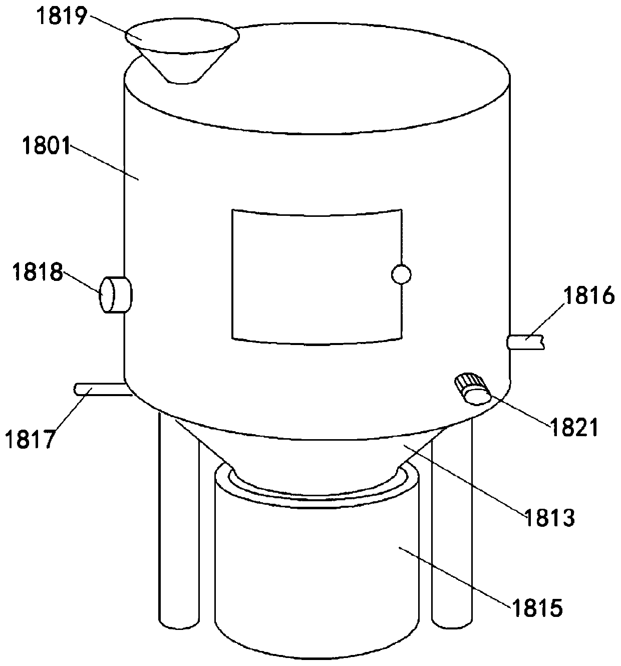 Plastic film blowing system with reheating function