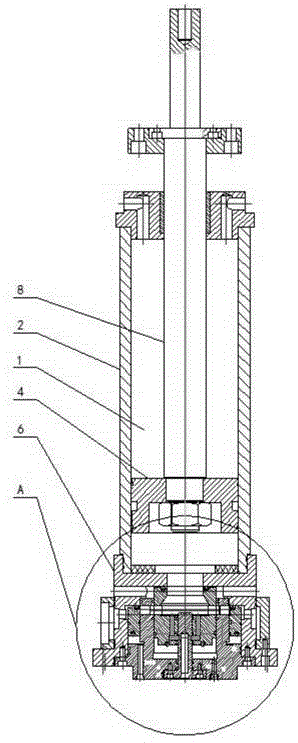 a lifting cylinder