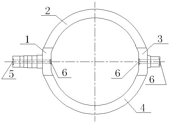 Reverse process manufacturing method to ensure the coaxiality of the trunnion of the large-scale converter support ring