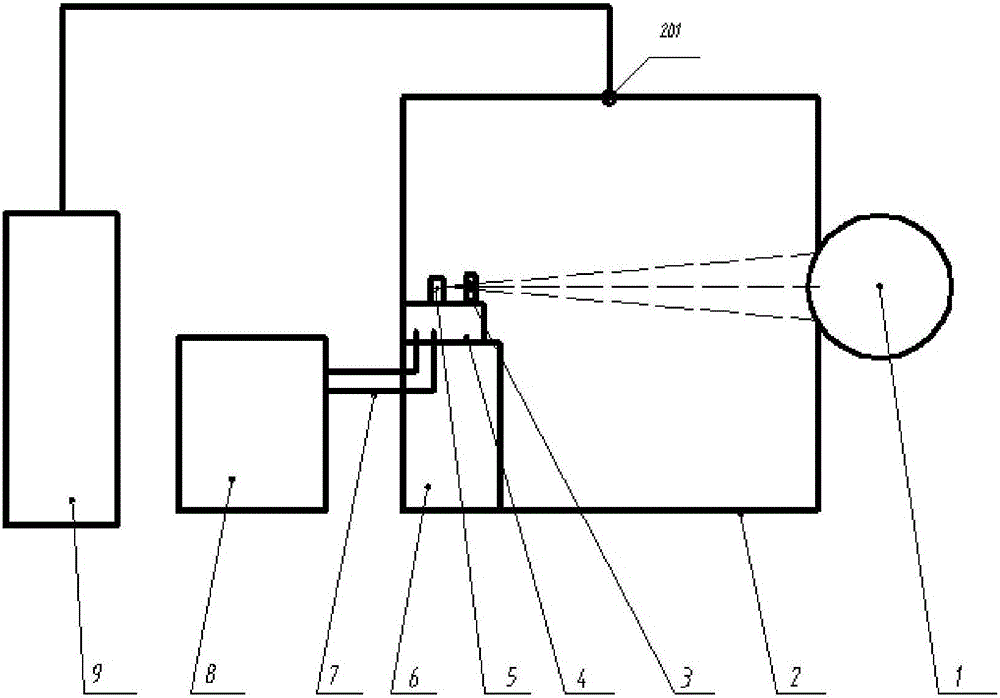 Near-infrared detector uniformity test system