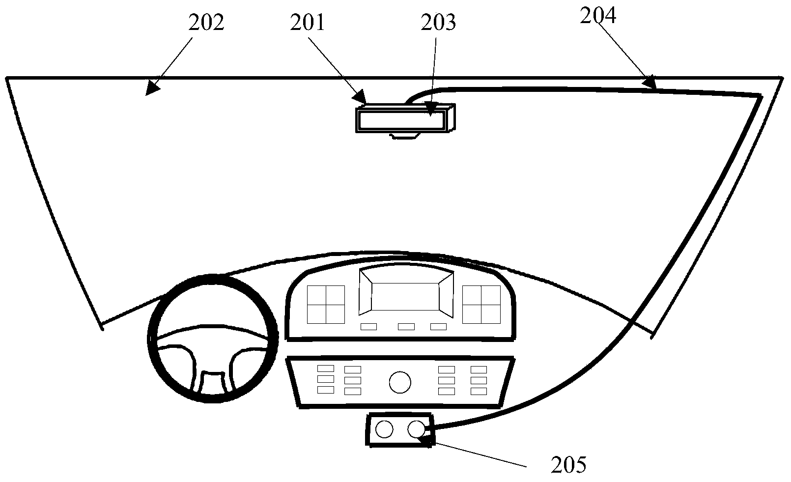 Charging device and charging method of vehicle-mounted navigator