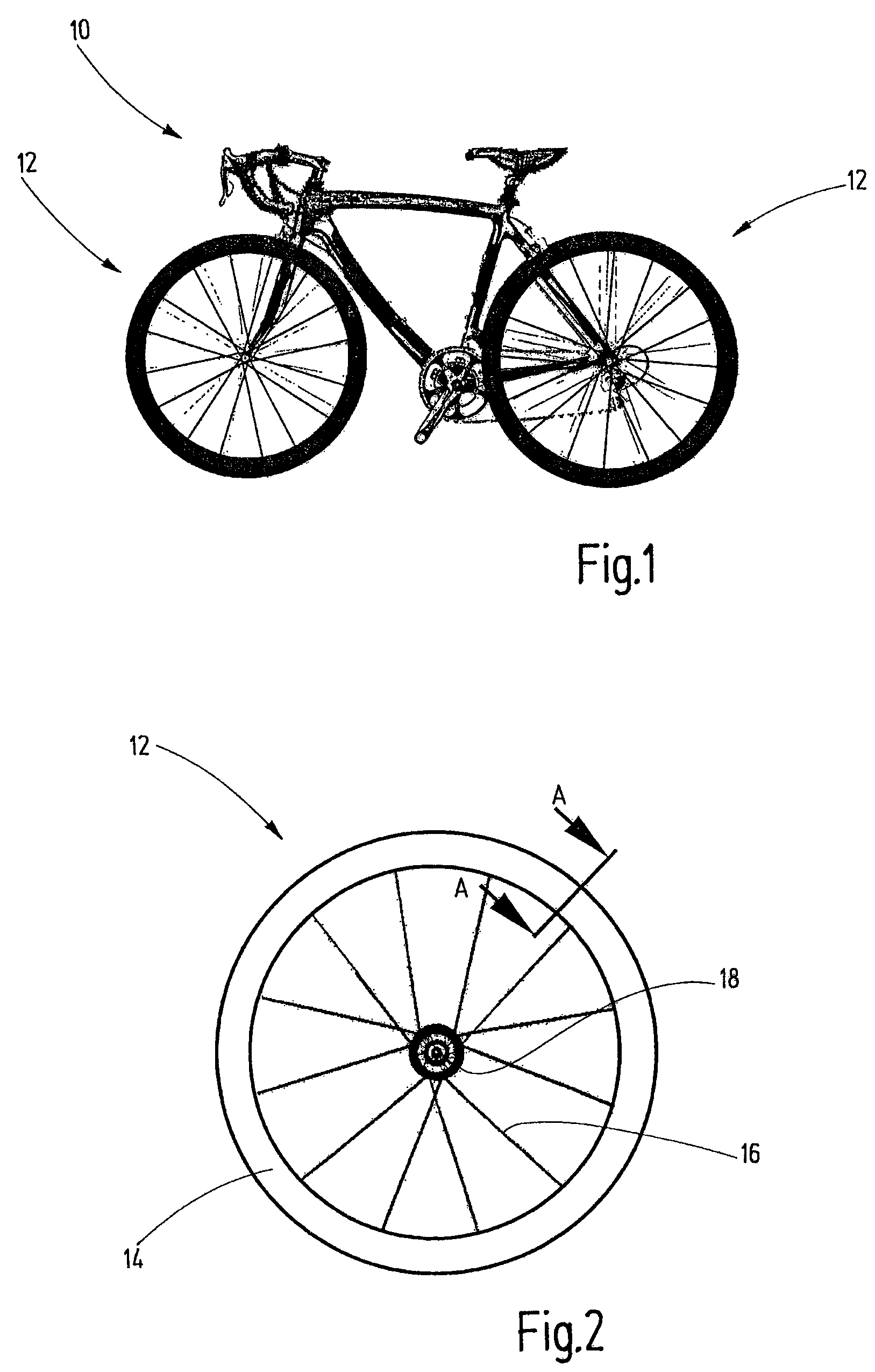 Method for producing a rim ring, method for fastening spokes, rim ring, wired-on wheel rim and bicycle