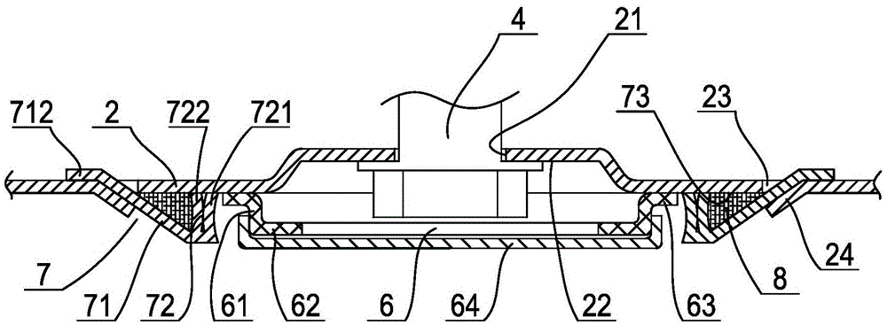 Front auxiliary frame and engine suspension connecting structure