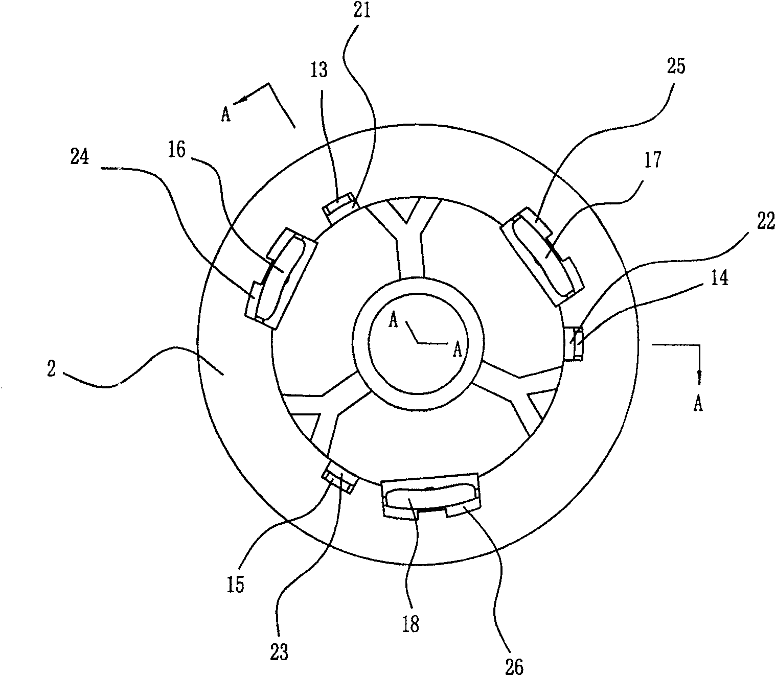 Nondeforming band tape hub