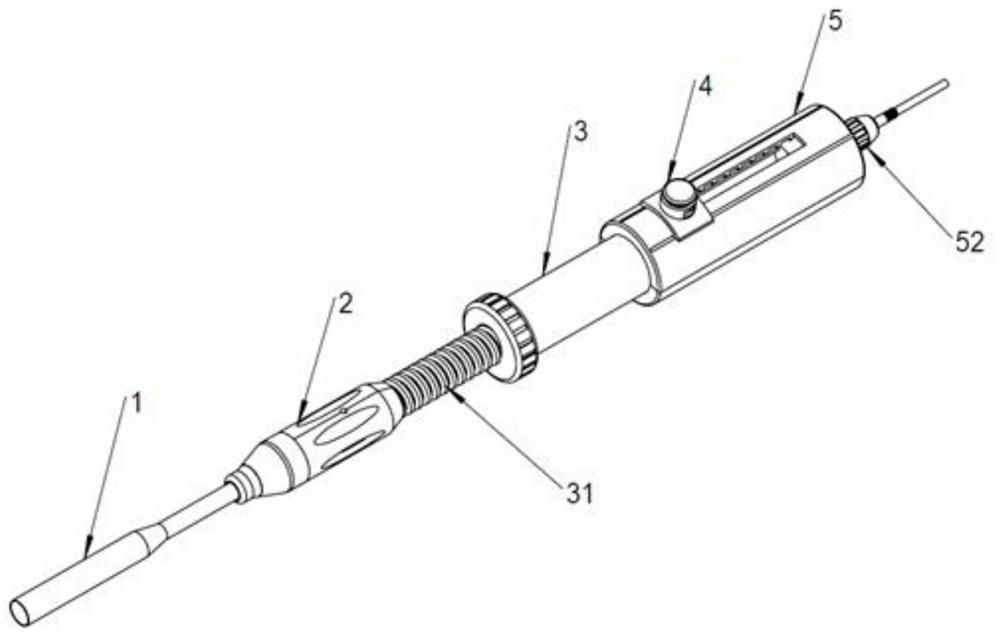 Press button type artificial valve conveying device and conveying method