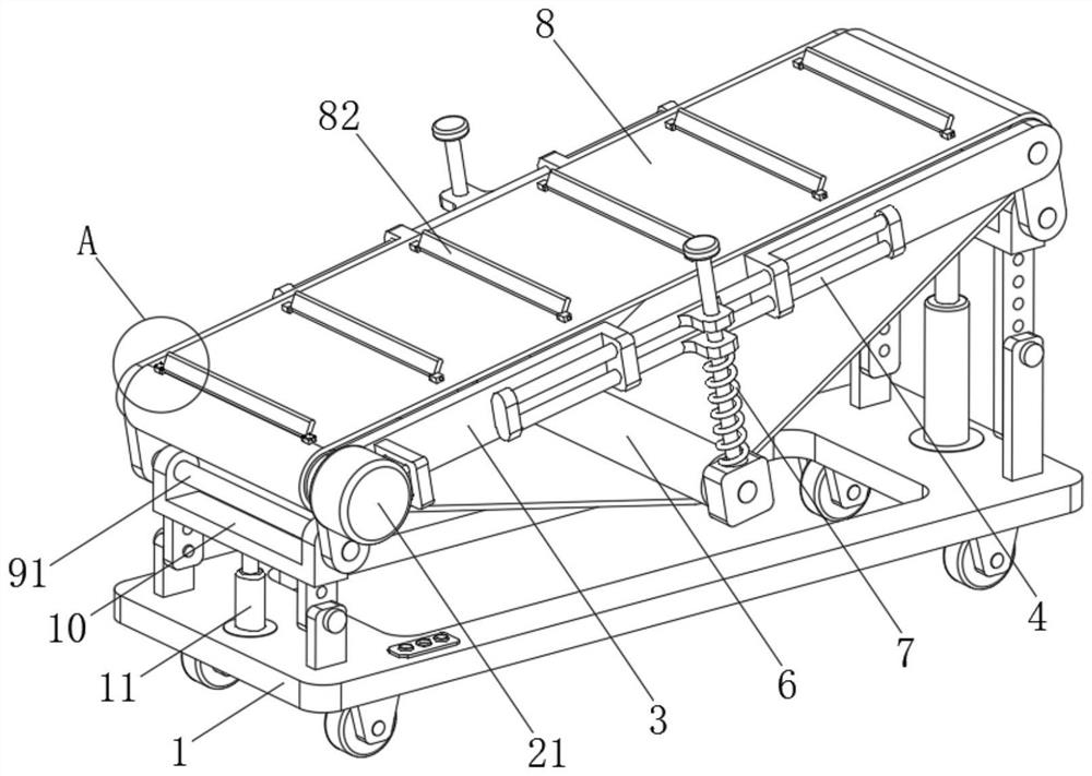 Logistics conveying device