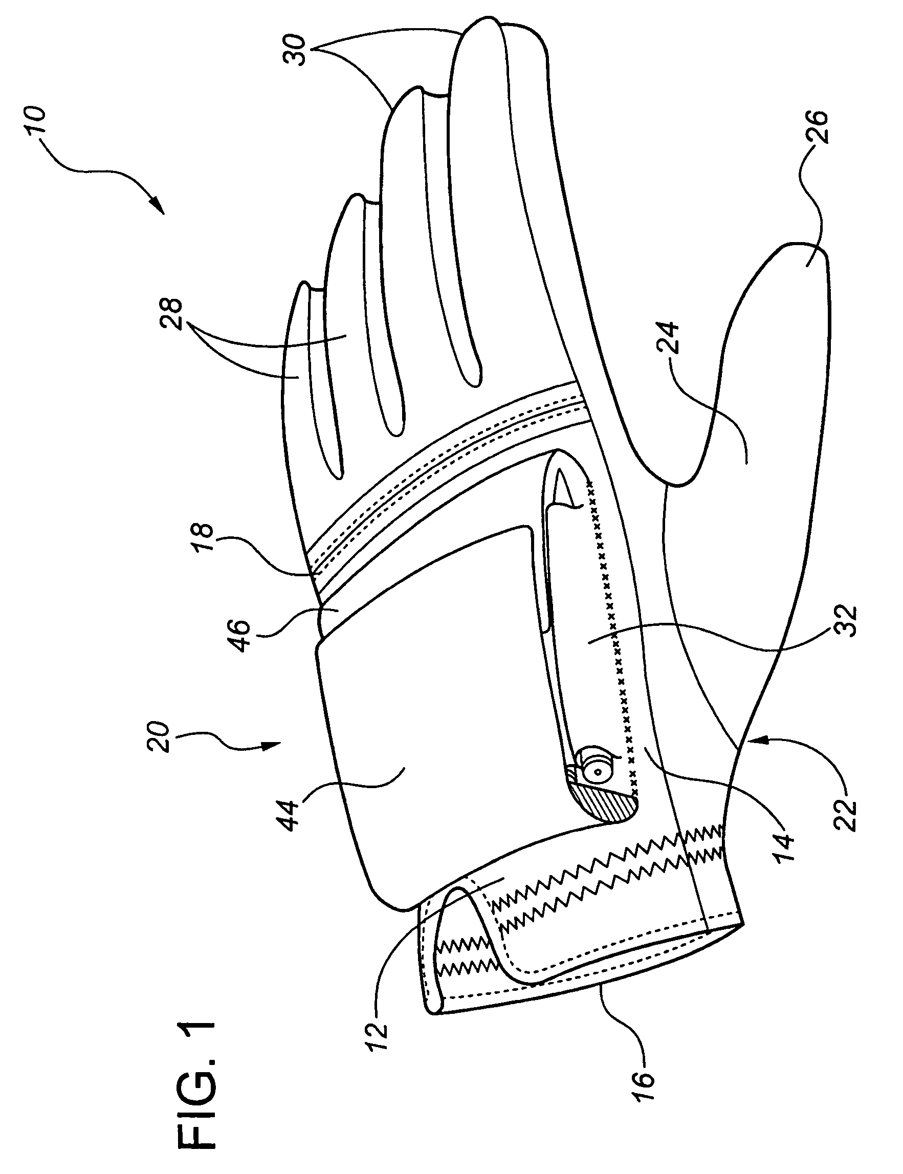 Glove with ammunition holder
