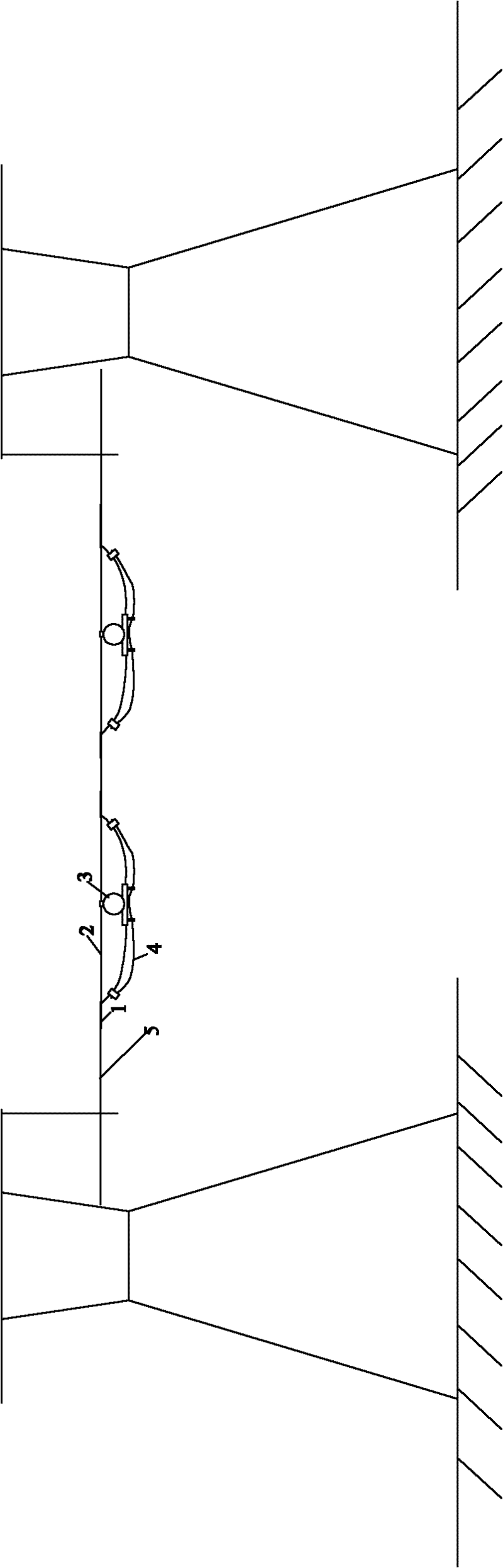 Linear interconnection method and device for optical fiber composite power cable