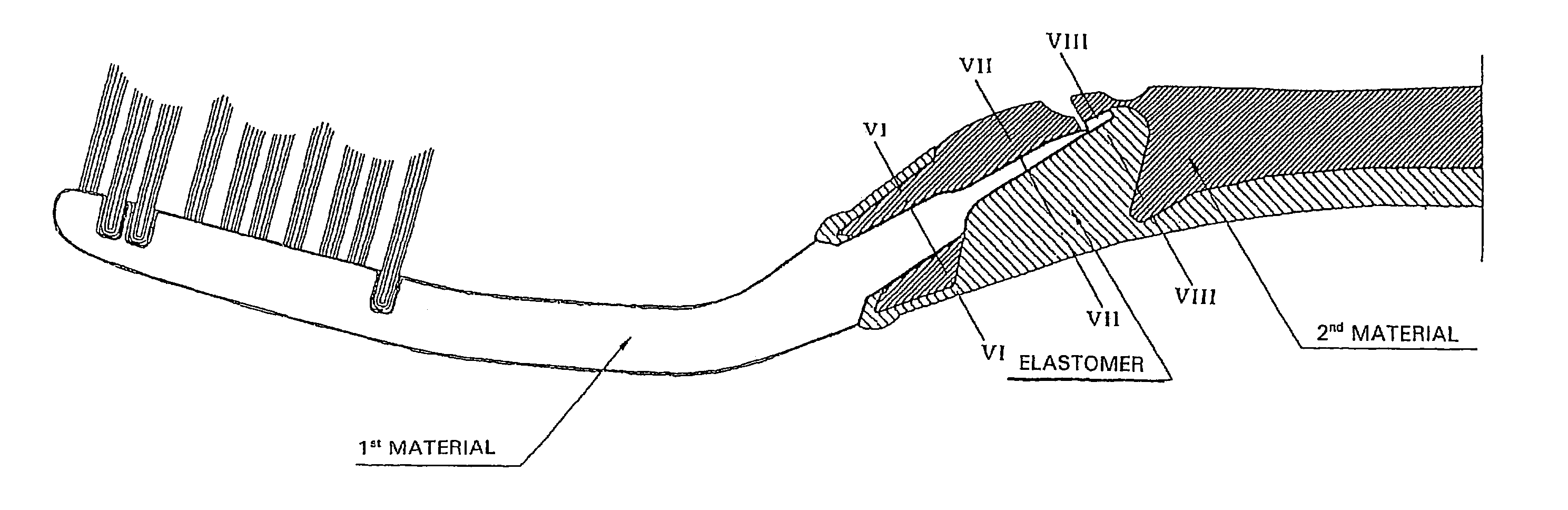 Disassemblable toothbrush with positive blocking