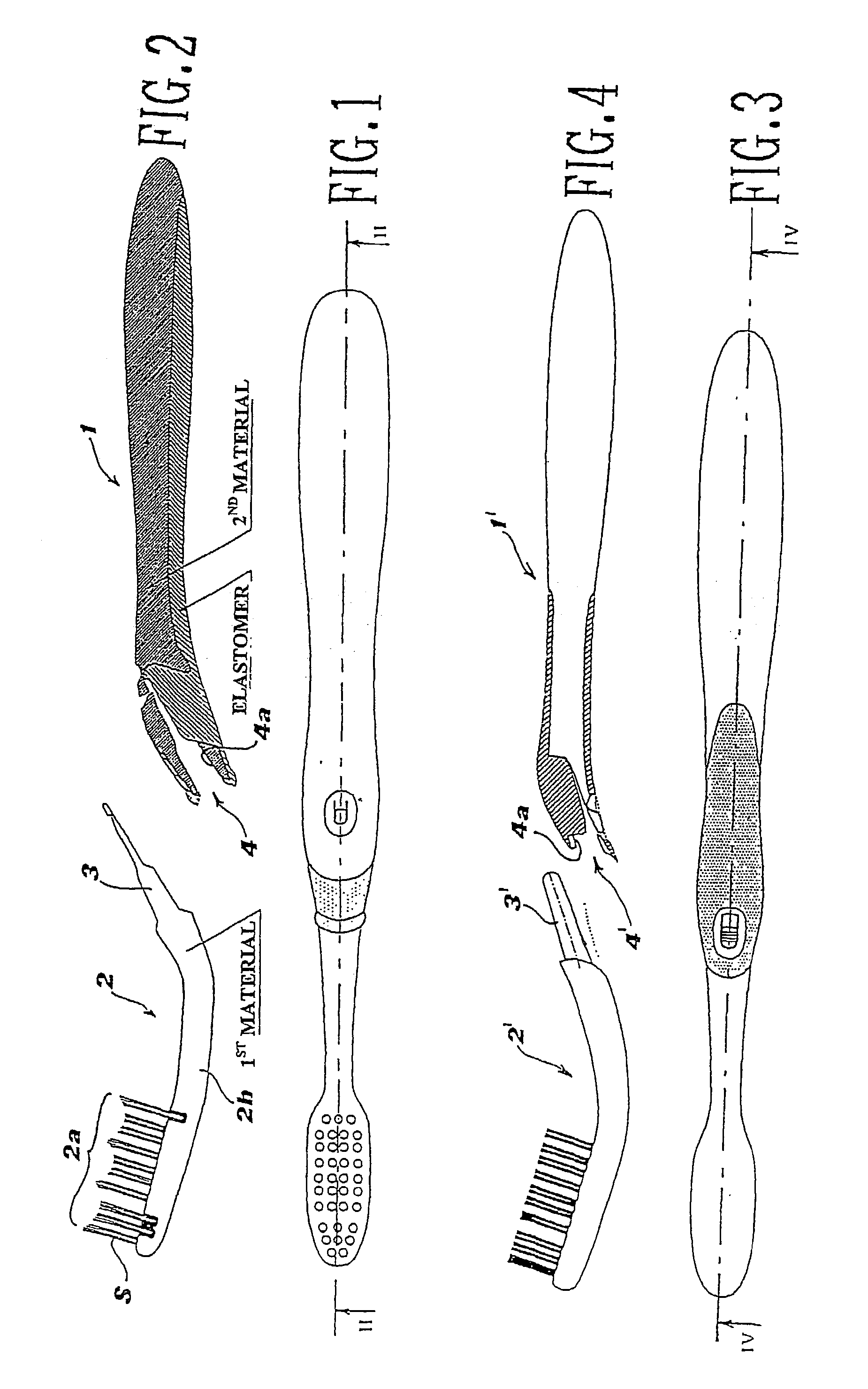 Disassemblable toothbrush with positive blocking