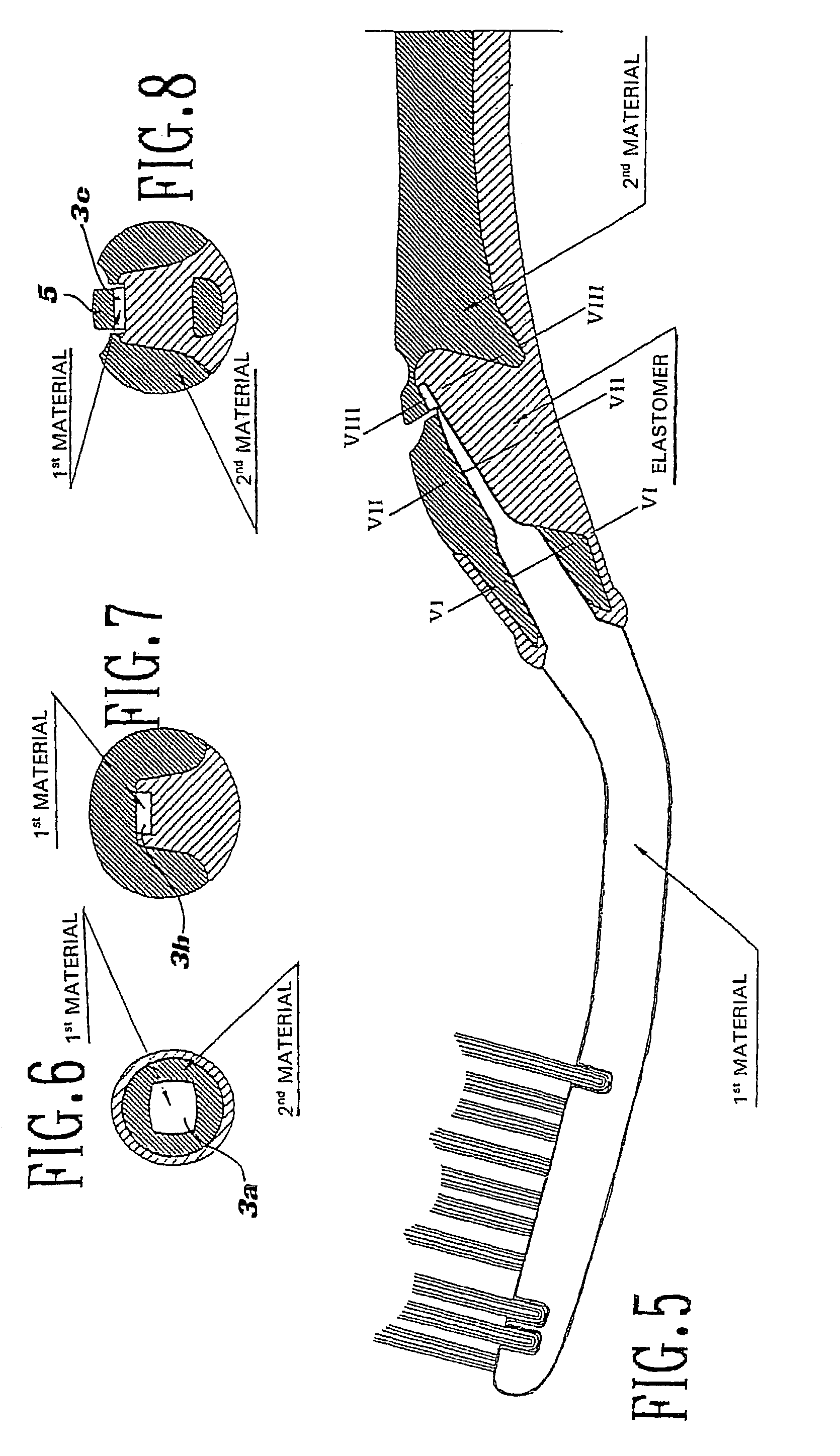 Disassemblable toothbrush with positive blocking