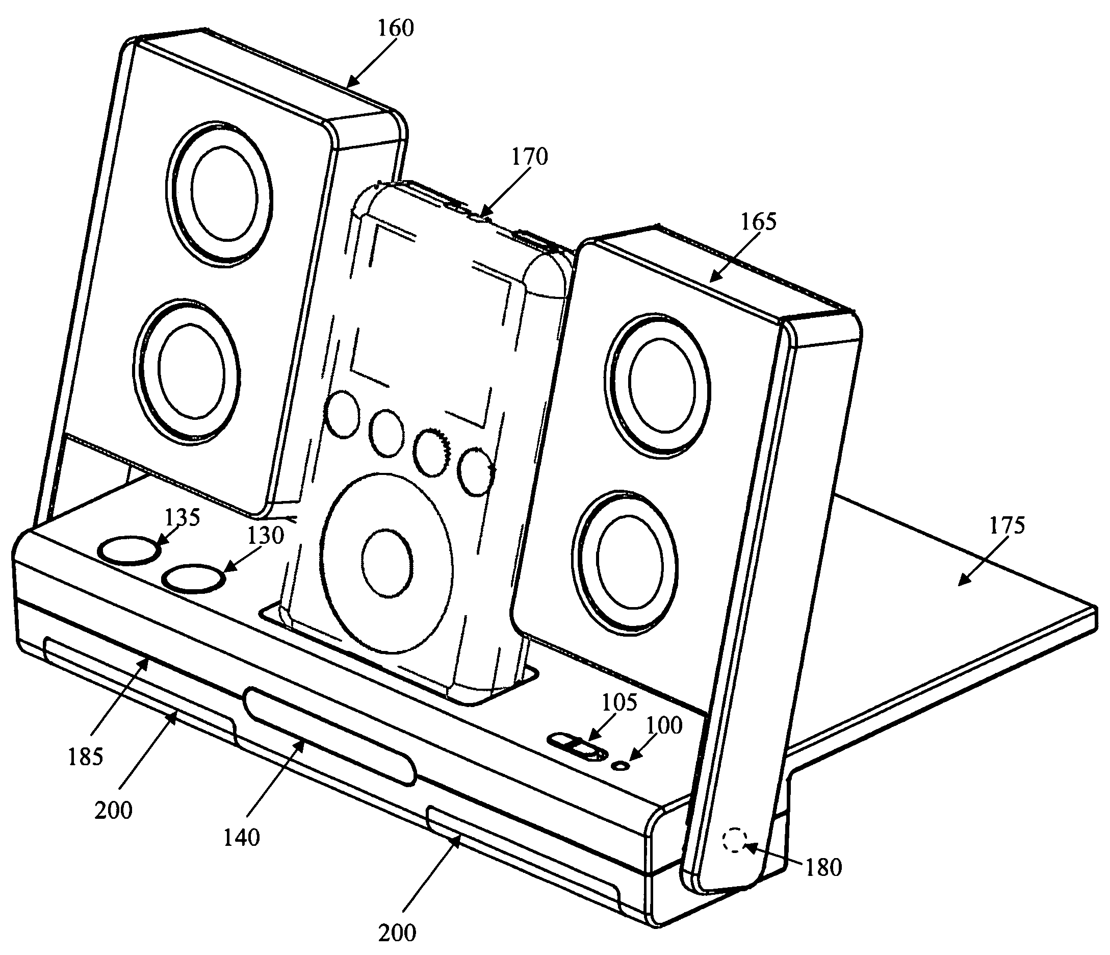 Portable audio reproduction system