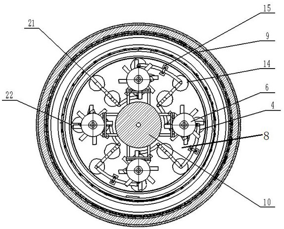 Air cooling-water cooling hybrid cooling permanent magnet roller