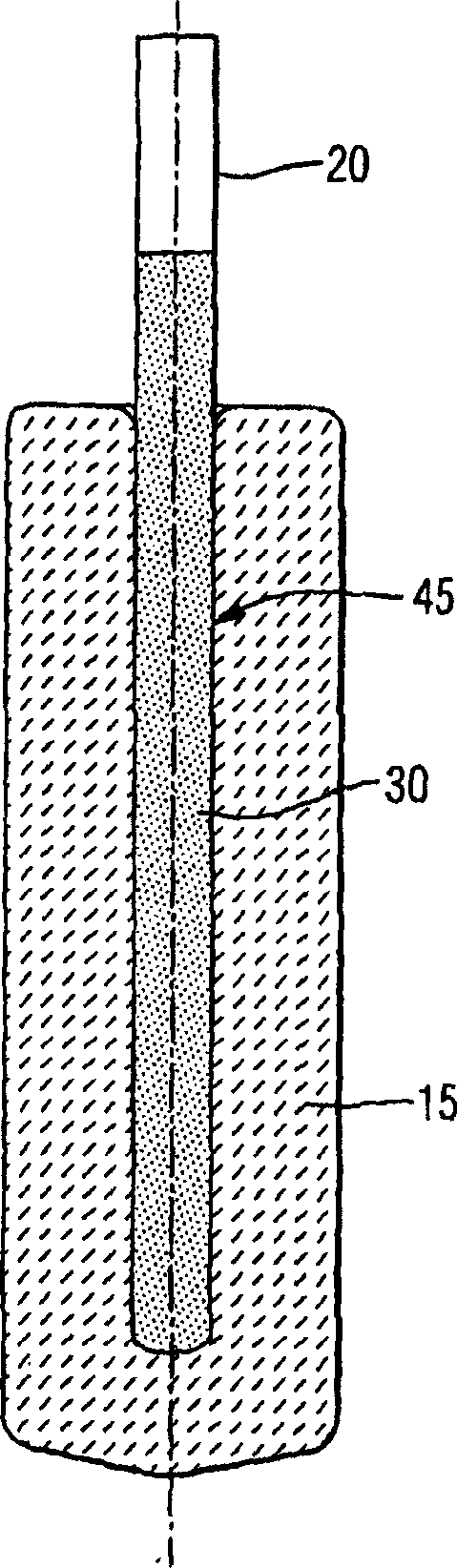 Sinter-bonded direct pin connections for inert anodes