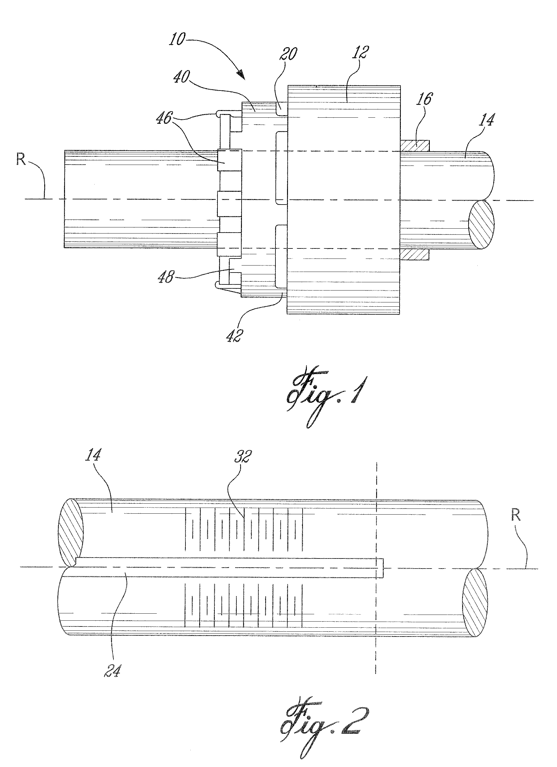 Arrangement for releasably holding a component in a fixed position on a shaft