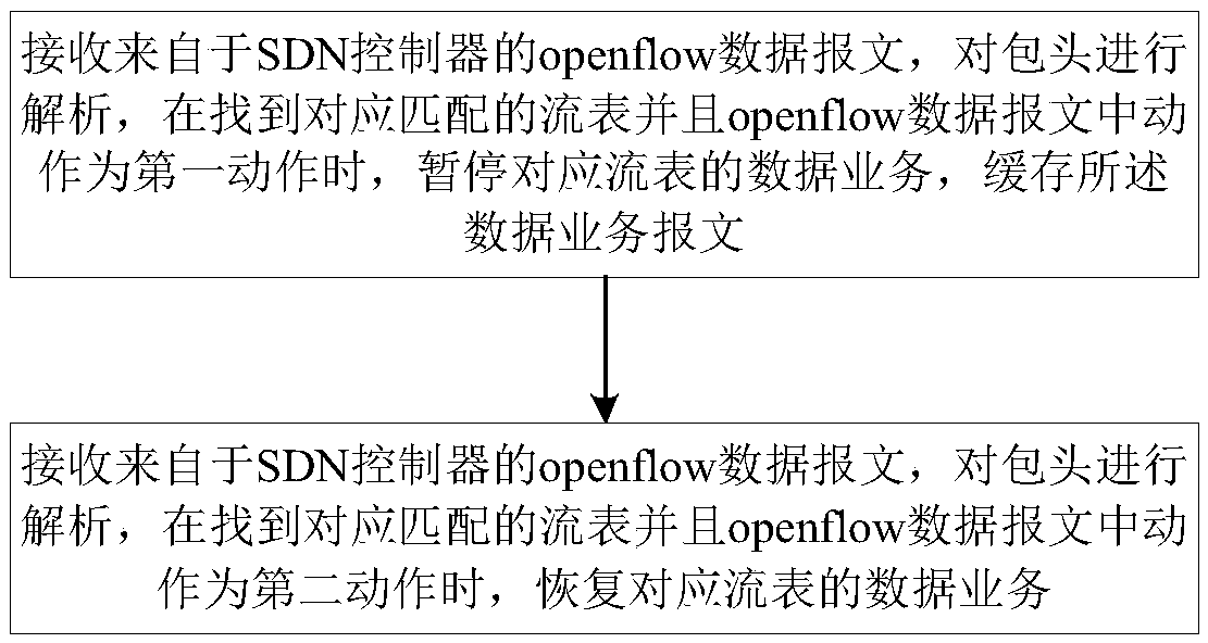 SDN-based data service transmission optimization method and device