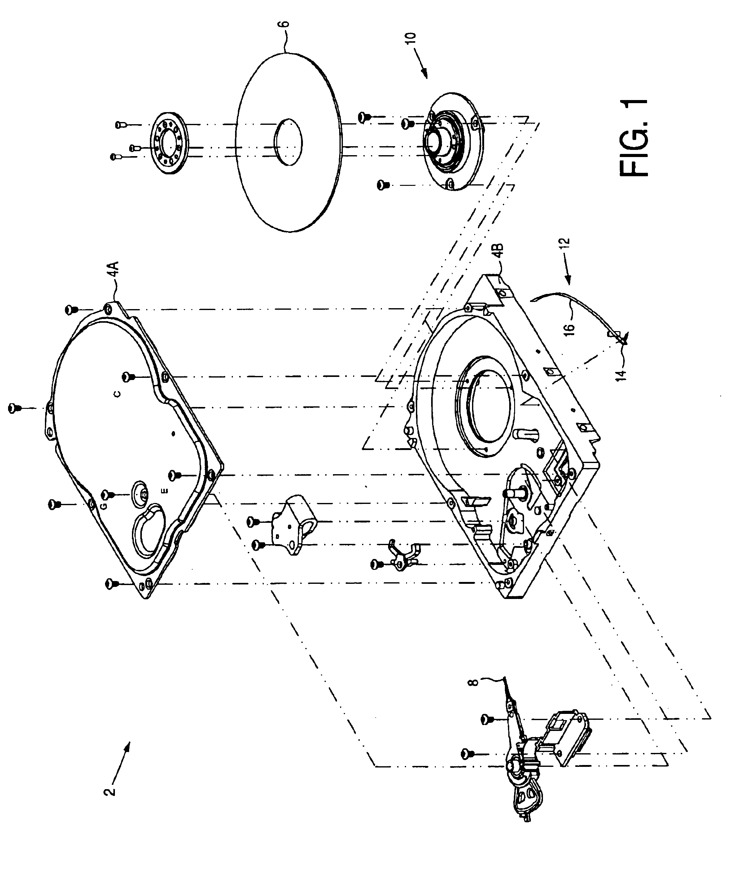 Disk drive comprising a ratchet arm applied to a disk and disengaged through windage generated by the disk rotating
