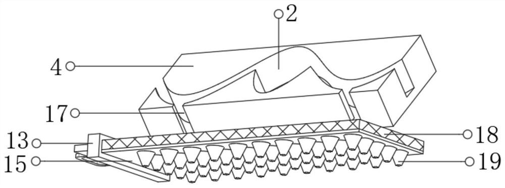 Sedimentation device for sewage treatment