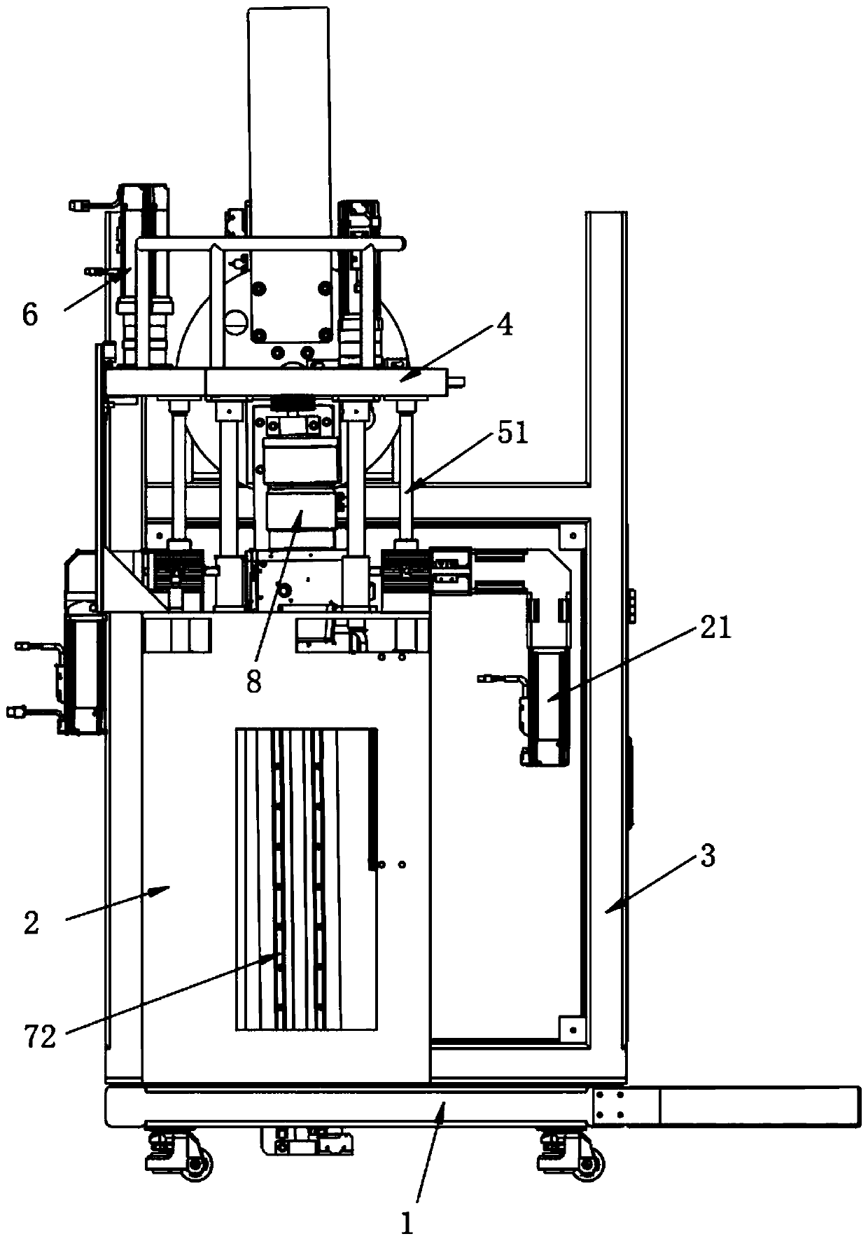 Single-arm photographing operation table