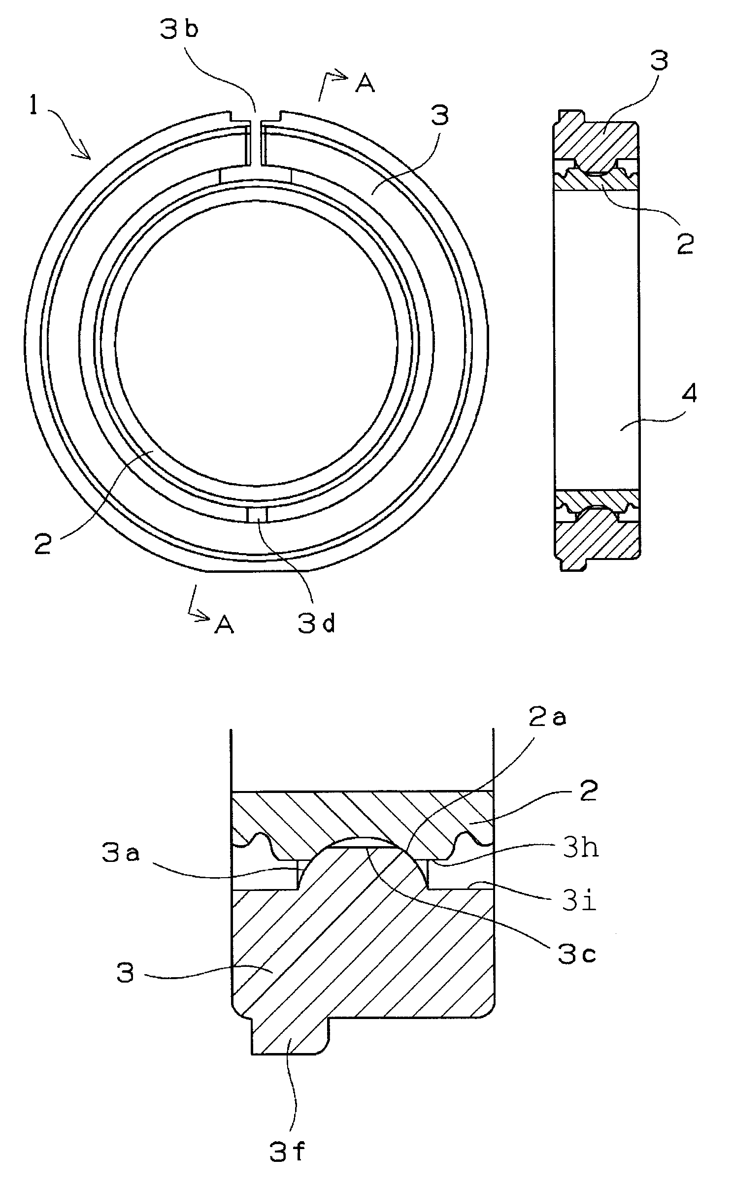 Sliding bearing and image forming apparatus