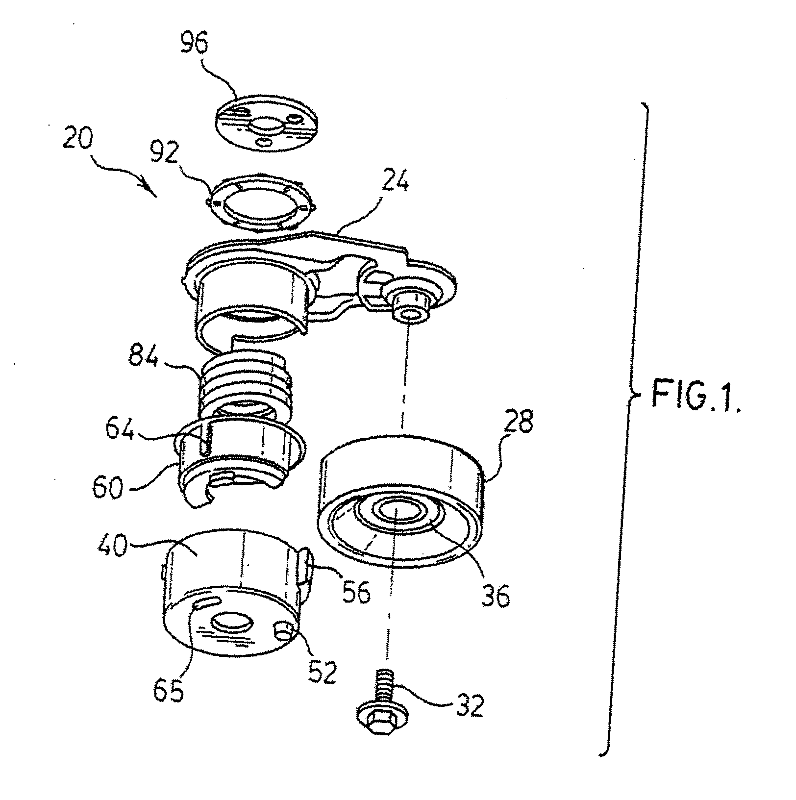 Tensioner For Flexible Drives