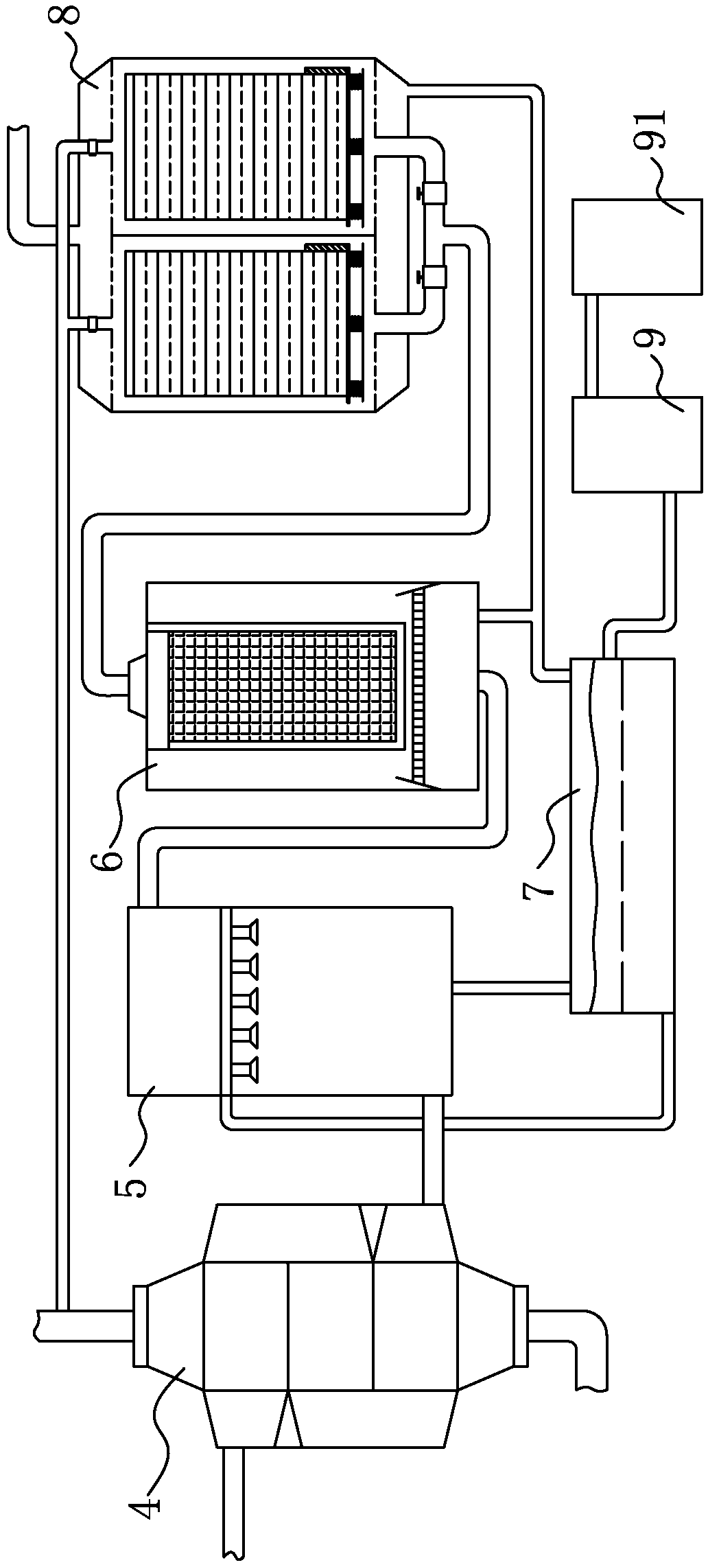 Self-cleaning electrostatic degreasing device and high temperature oily waste gas treatment system and method