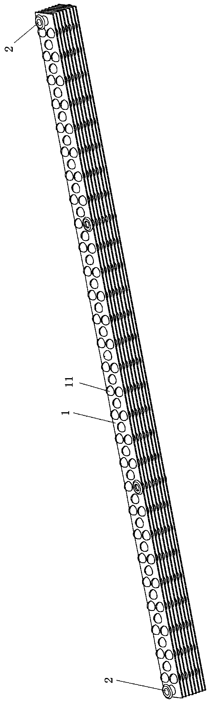 Lamination type fire hole assembly