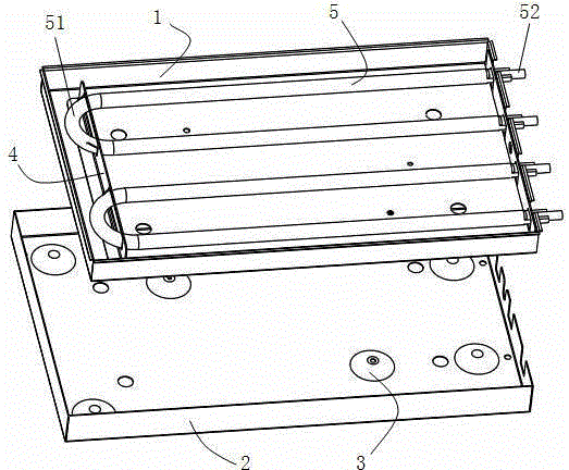 Liner structure of electric griddle and electric griddle