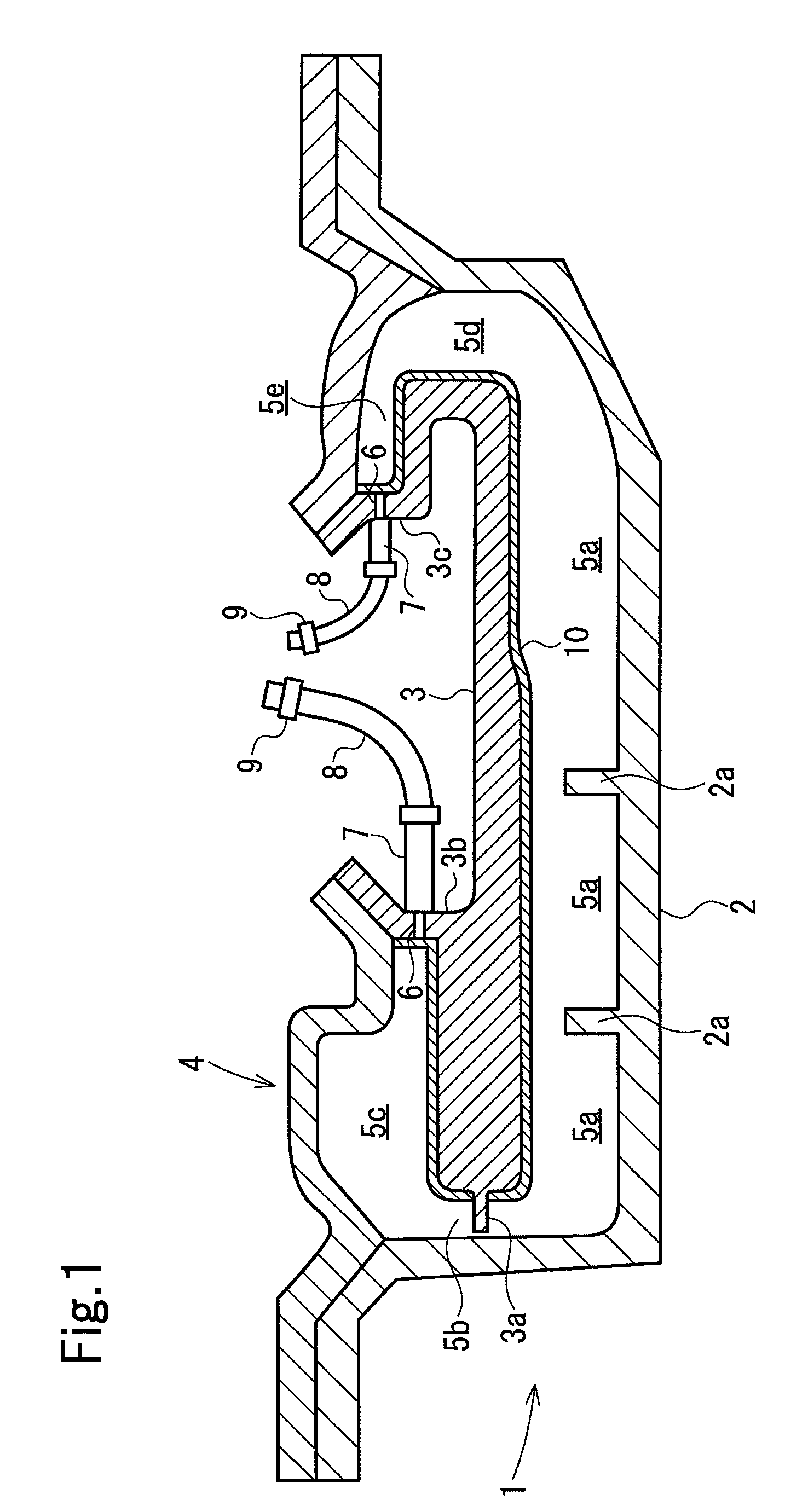 Mold and method for molding resin foamed molding