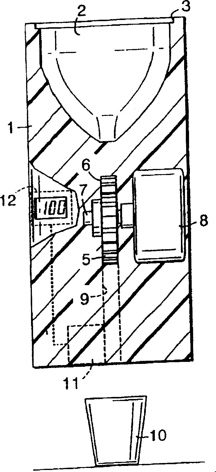 Method and apparatus for dosing medical preparation