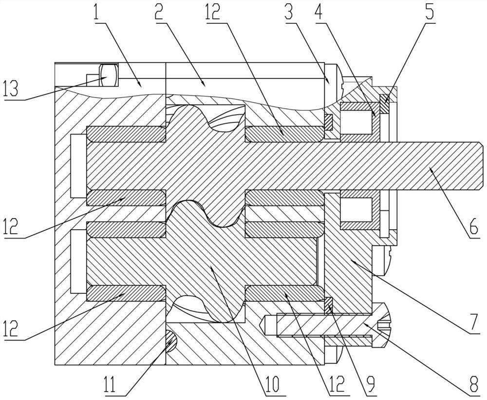 Double-arc gear pump