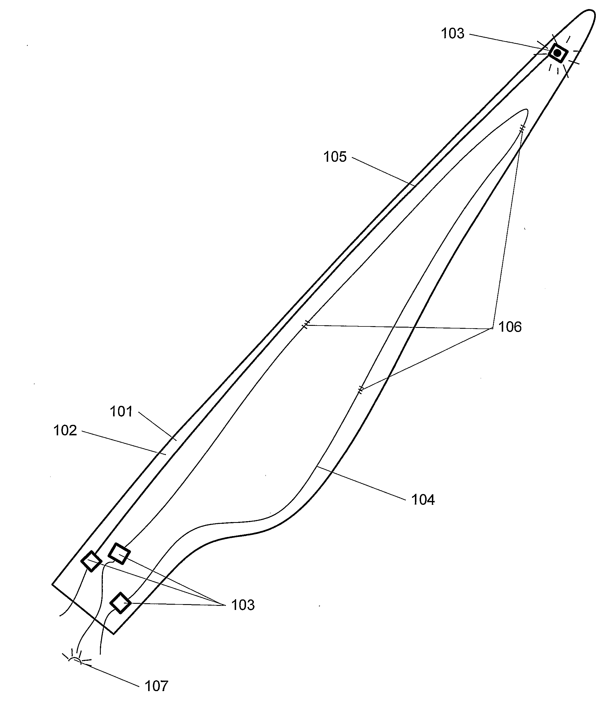 Connector box partly embedded in a fibre-reinforced part for protecting and connecting purposes