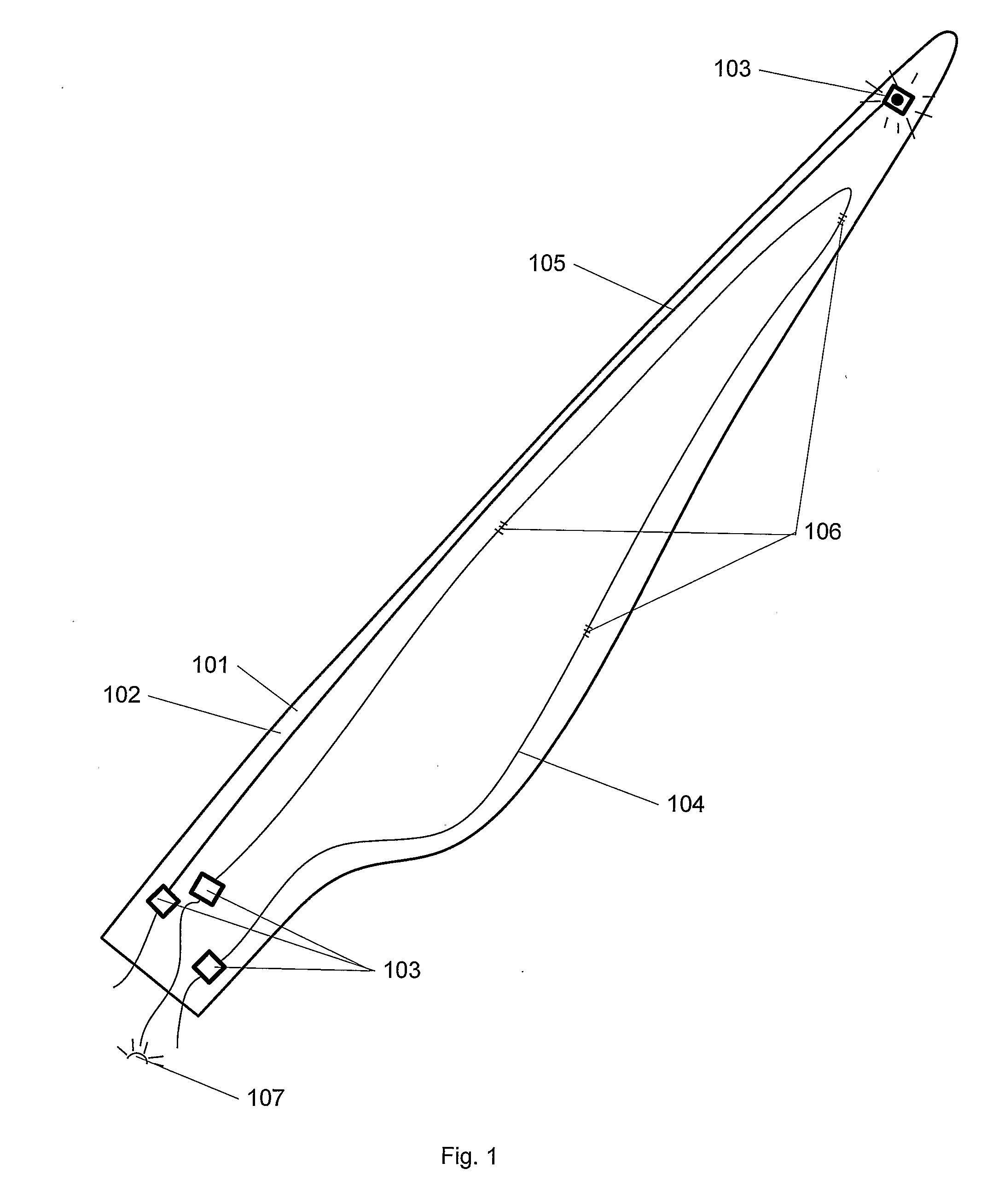 Connector box partly embedded in a fibre-reinforced part for protecting and connecting purposes