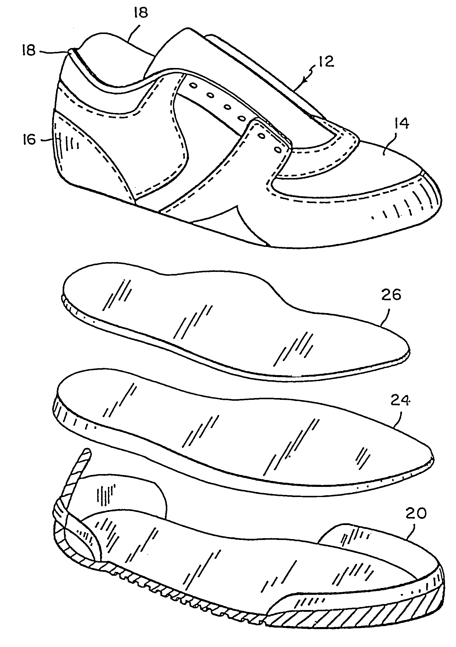 Electrically conductive shoe and system