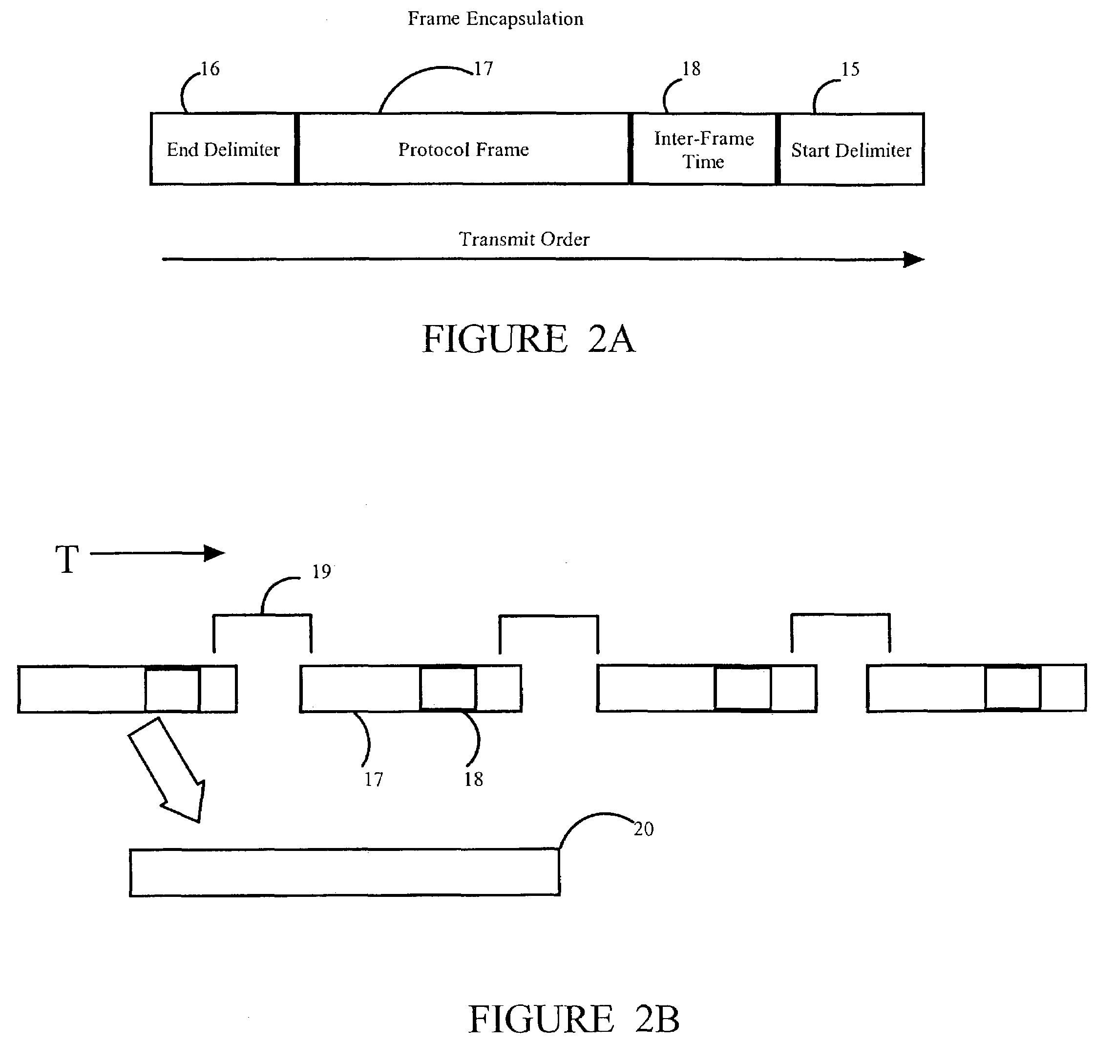 Method and device for preserving pacing information across a transport medium