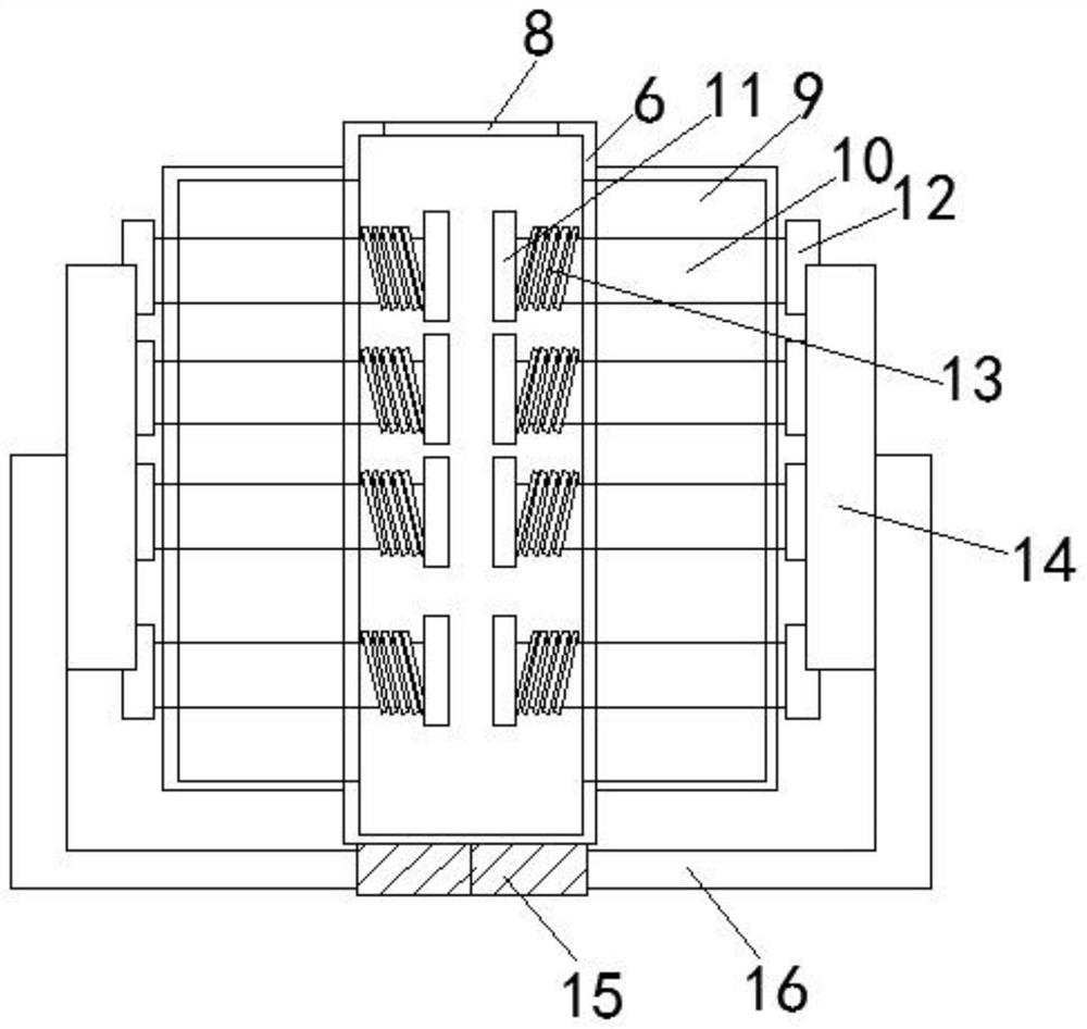 Granular activated carbon filling machine for filter screen and working method of granular activated carbon filling machine