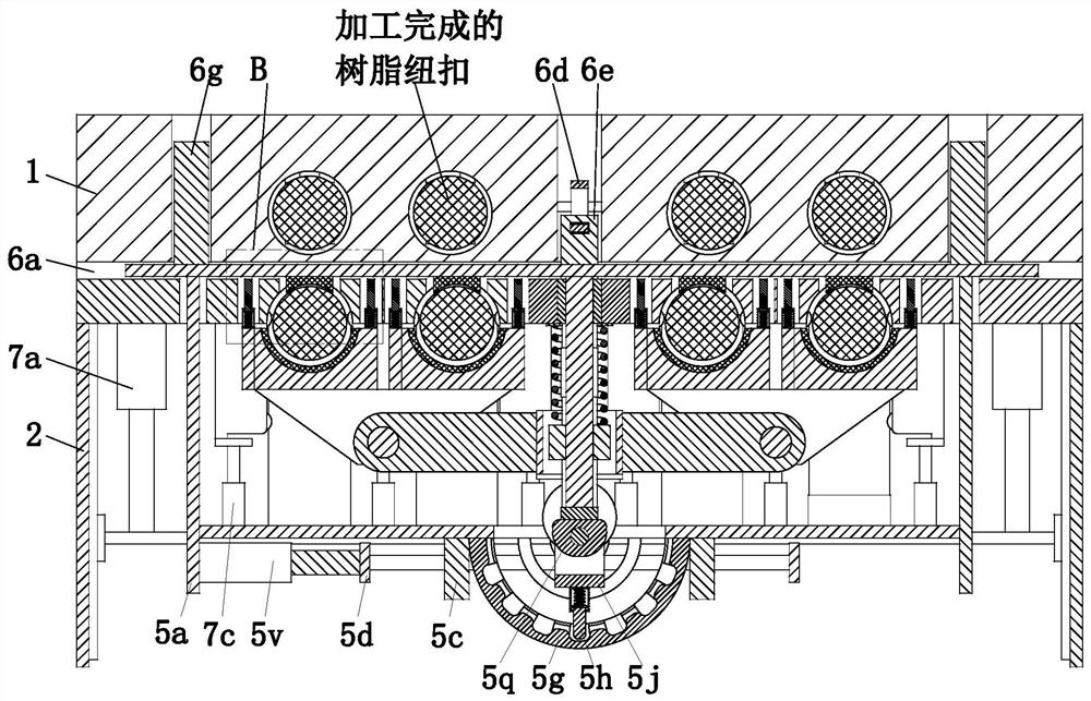 Resin button producing, manufacturing and processing robot