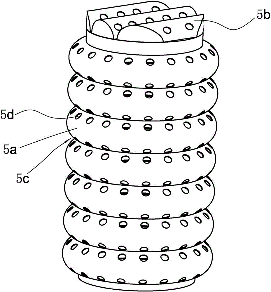 Sock drug applying device with backflow groove structure