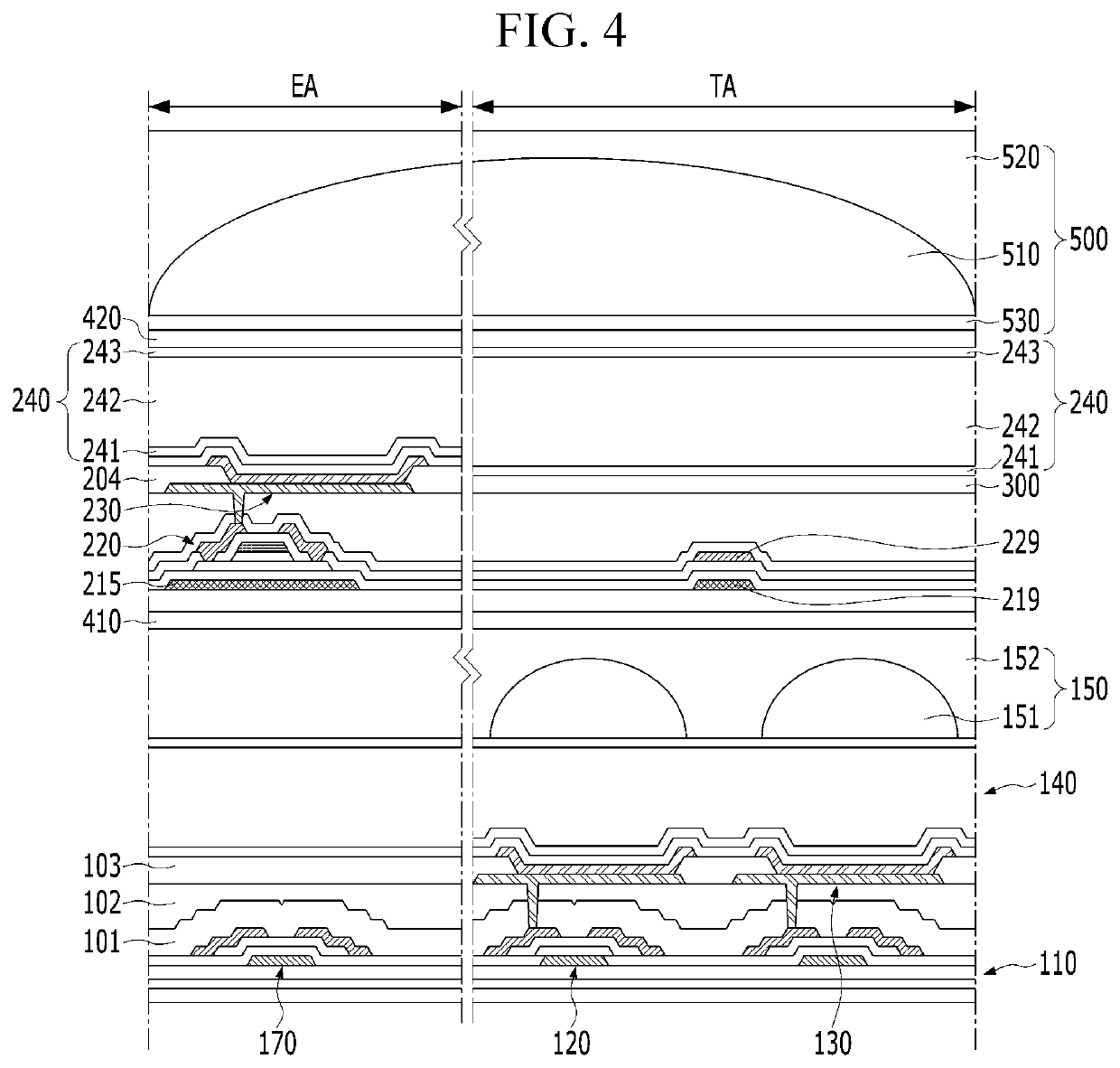 Display apparatus realizing a large-size image