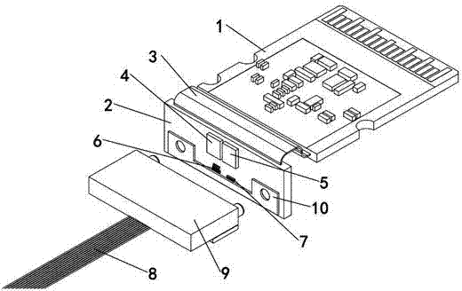 A parallel optical transceiver component for broadband high-speed transmission