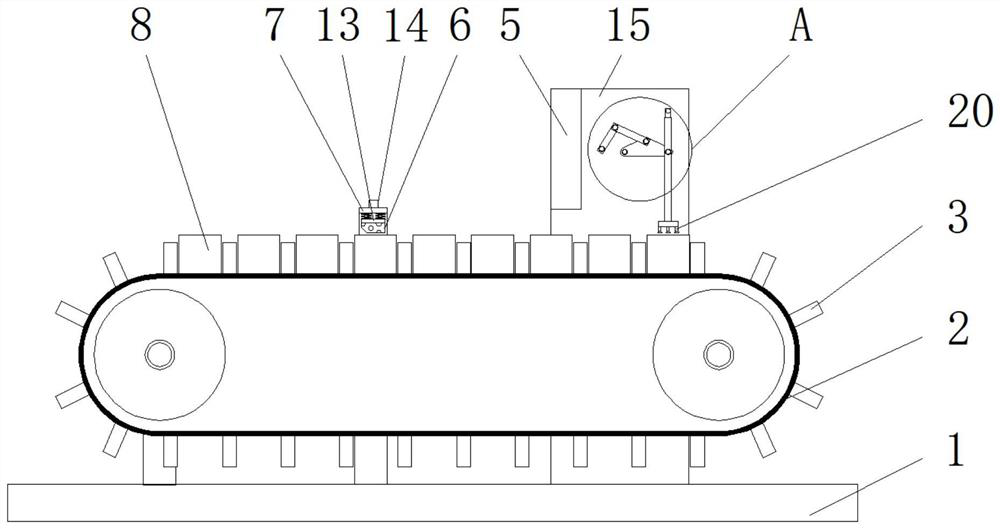 Corrugated carton labeling device