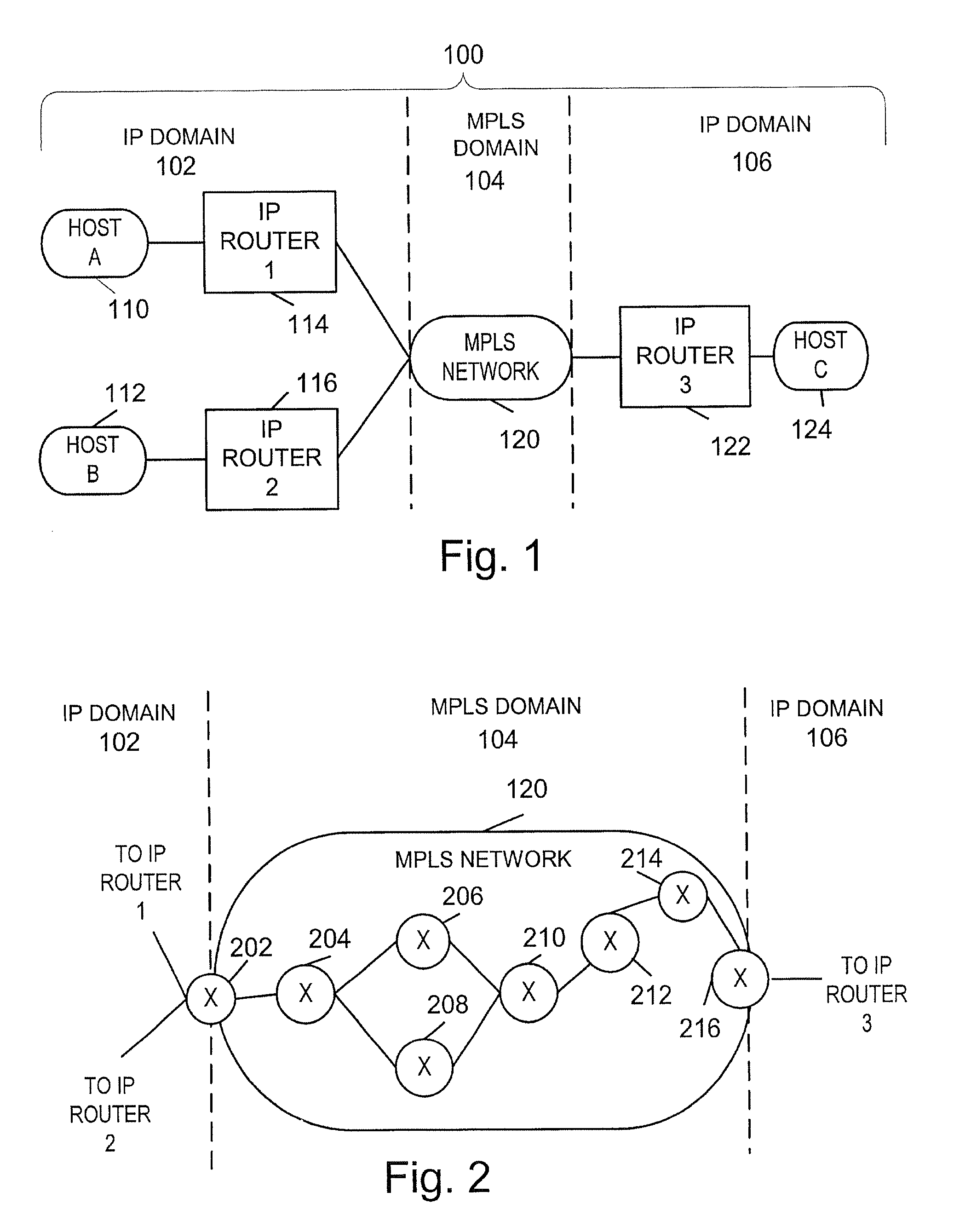 Methods and apparatus for using both ldp and rsvp in a communications system