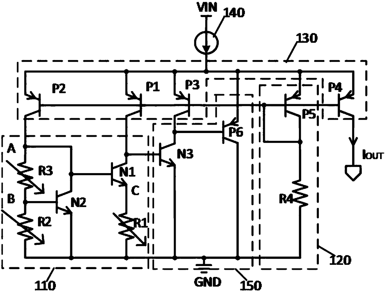 Low-temperature drift current source reference circuit