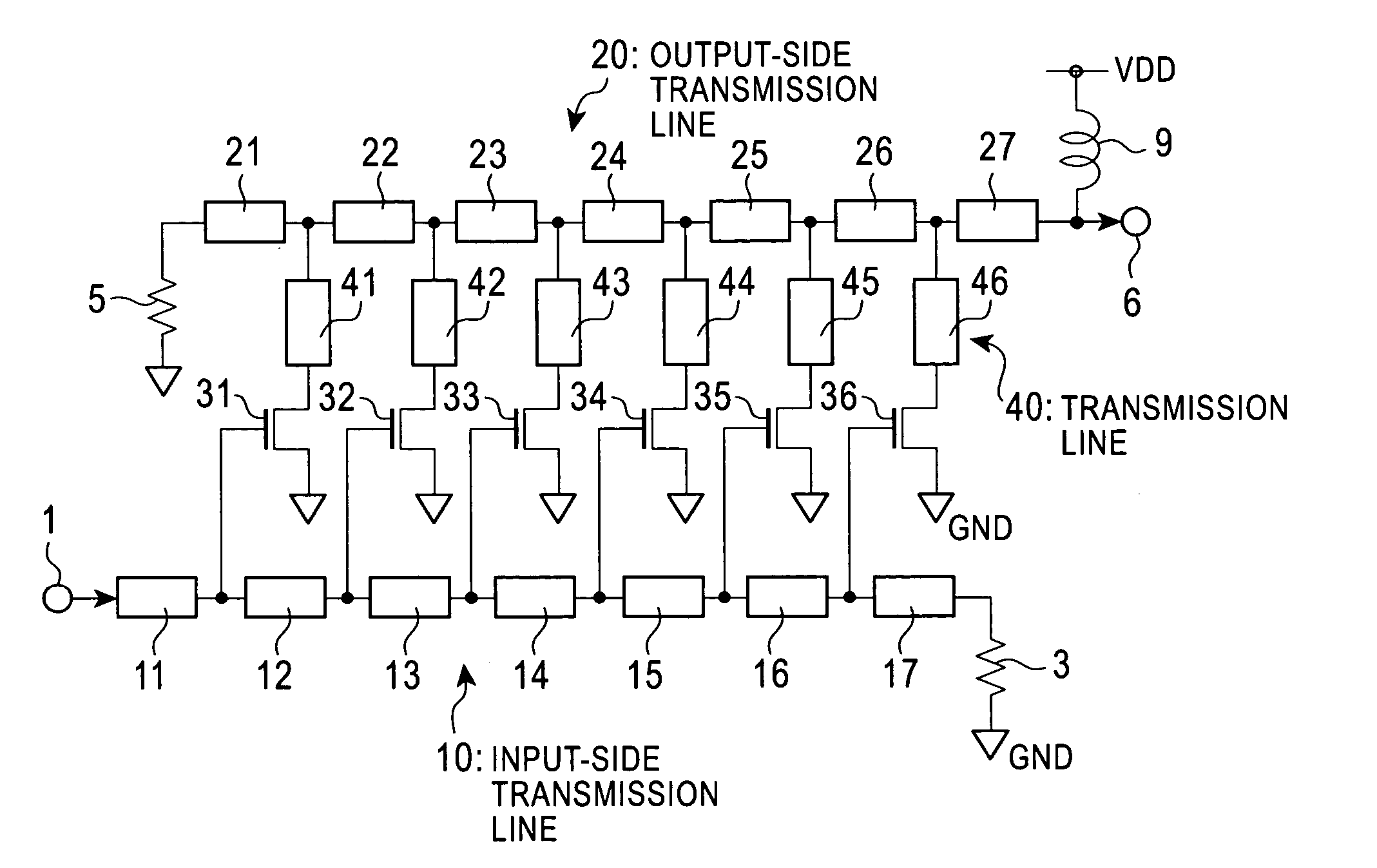 Distributed amplifier