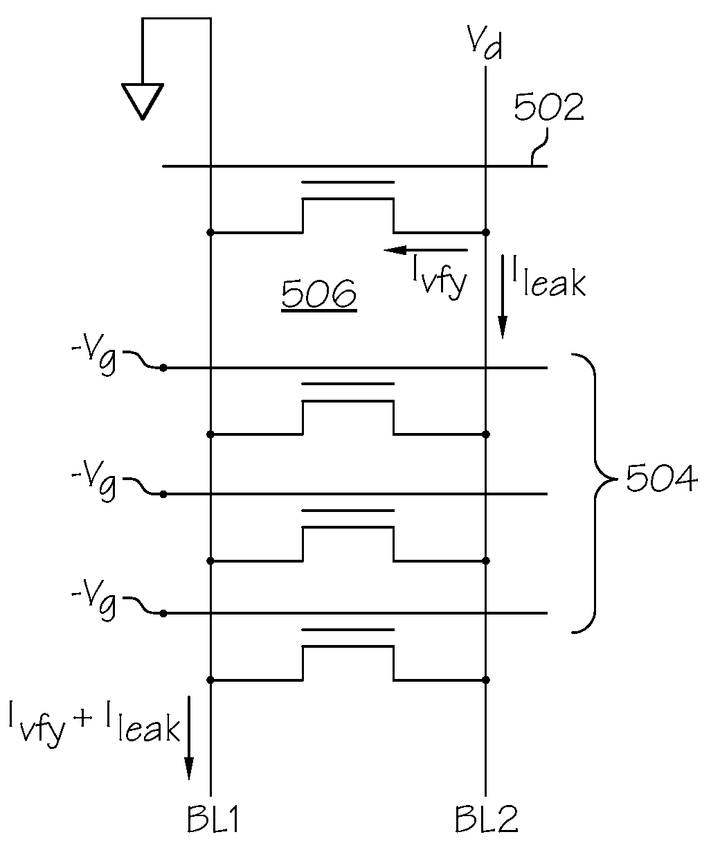 Negative wordline bias for reduction of leakage current during flash memory operation