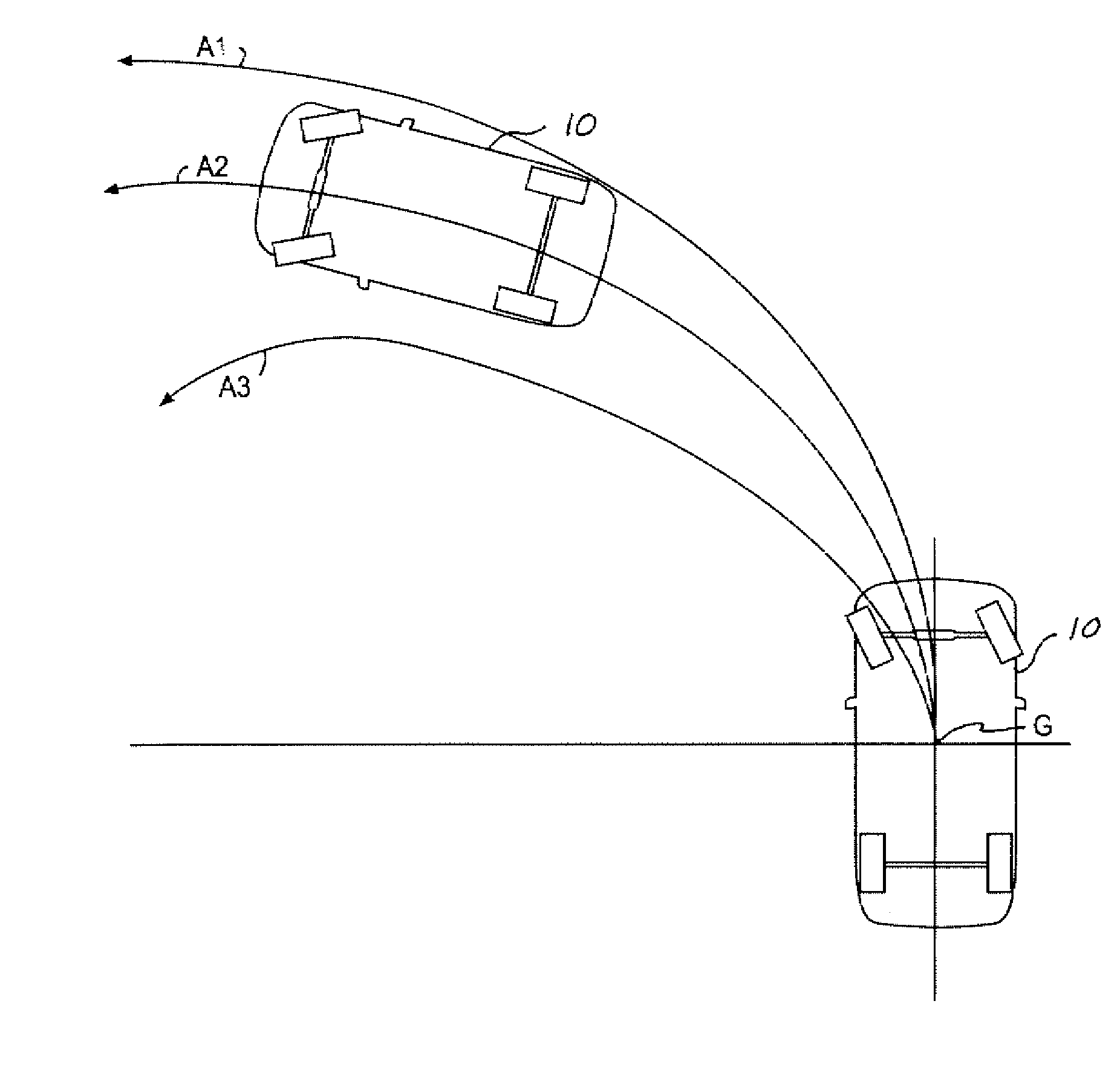 Method and apparatus for maintaining a trailer in a straight position relative to the vehicle