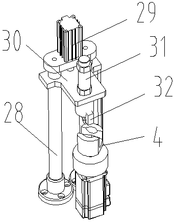 Connector and filter assembling machine/packaging machine of anesthetic breathing circle