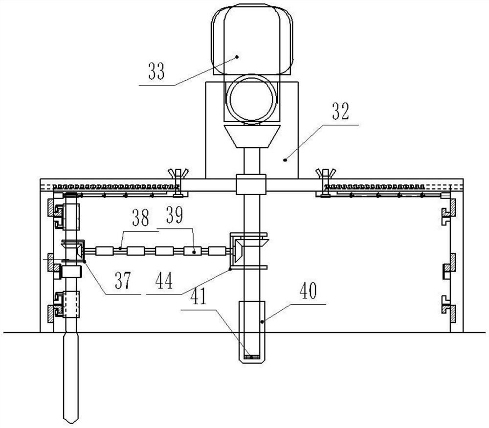 Method for opening square groove on building wall or floor