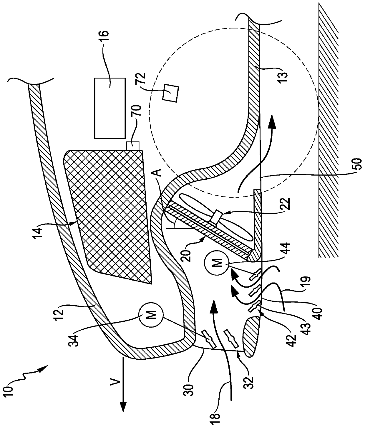 Motor vehicle front part