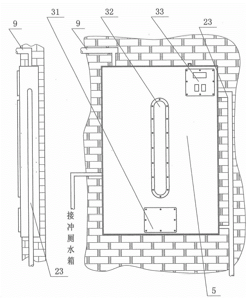 Domestic wastewater reusing device